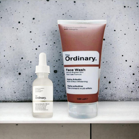 2 in 1 Skin Care Deal | The Ordinary Face Wash Azelaic Acid Suspension 10% & Niacinamide Serum