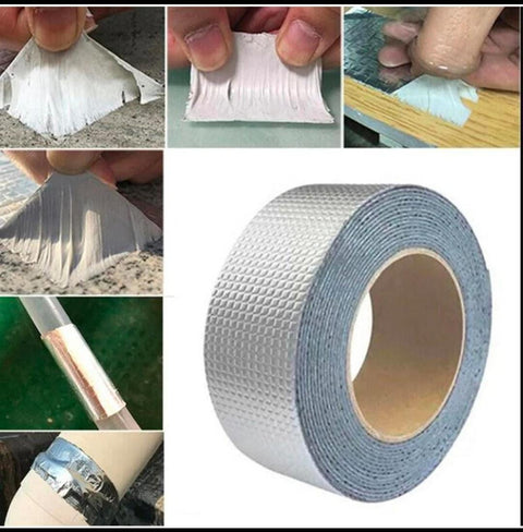 Heavy Duty Aluminum Foil Butyl Waterproof Repair Tape